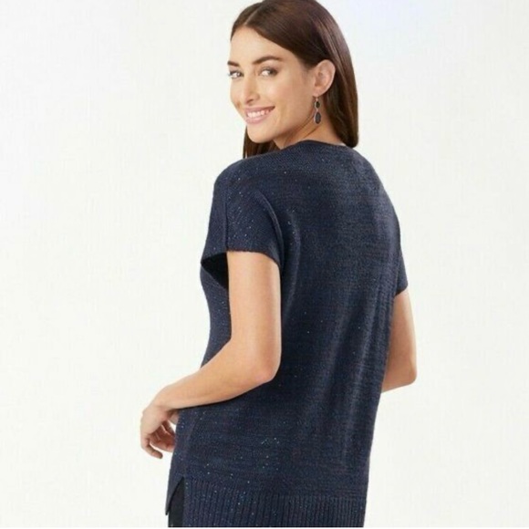 Tommy Bahama Solana sequin V-neck - Picture 3 of 9